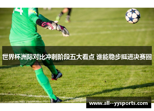 世界杯洲际对比冲刺阶段五大看点 谁能稳步挺进决赛圈 世界杯洲际对比冲刺阶段五大看点 谁能稳步挺进决赛圈